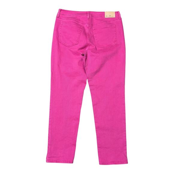 Seven7 Slim Straight Jean Pink 8 - Picture 3 of 3